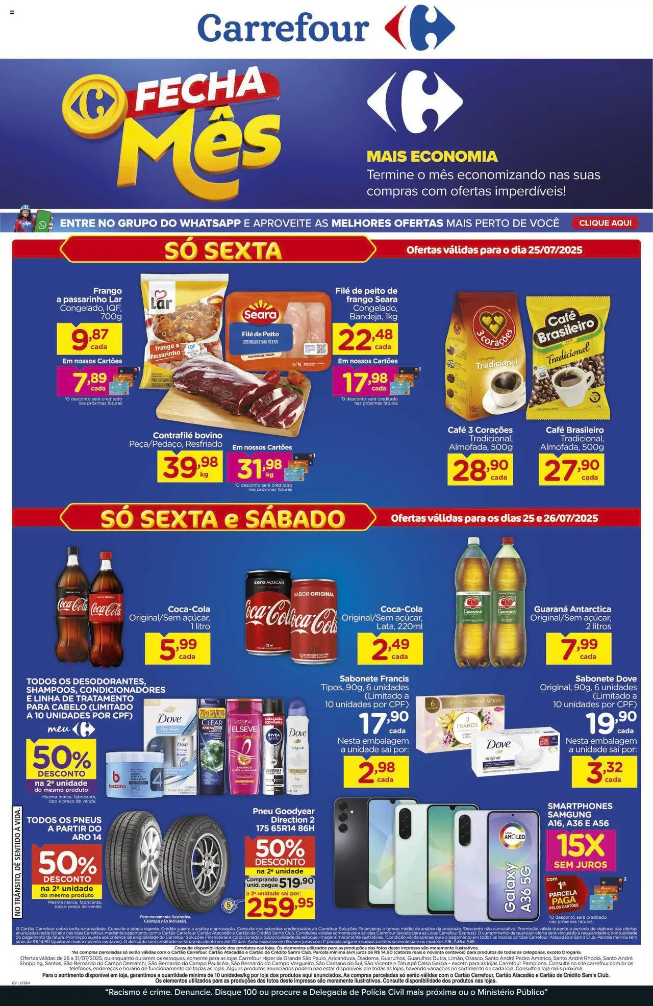 Carrefour folheto "Ofertas da semana" válido a partir de 25/07/2025 - número de página 1