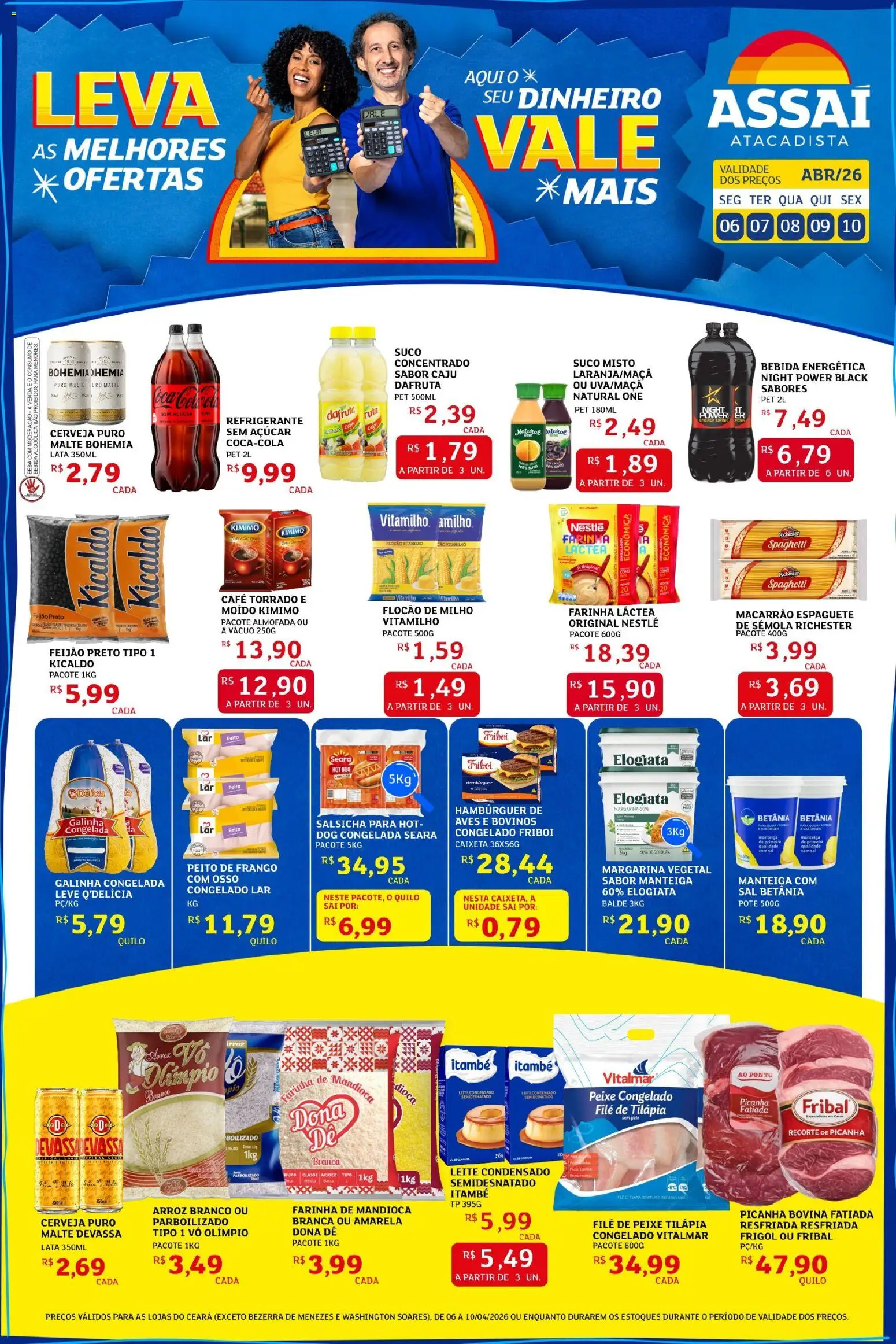 Pré-Visualização do folheto "Assaí Atacadista ofertas - CE" da loja Assaí Atacadista válido a partir de 06/04/2026