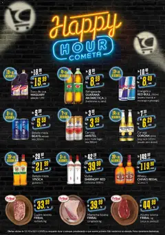 Pré-Visualização do folheto "Ofertas Happy Hour" da loja Cometa Supermercados válido a partir de 31/10/2025