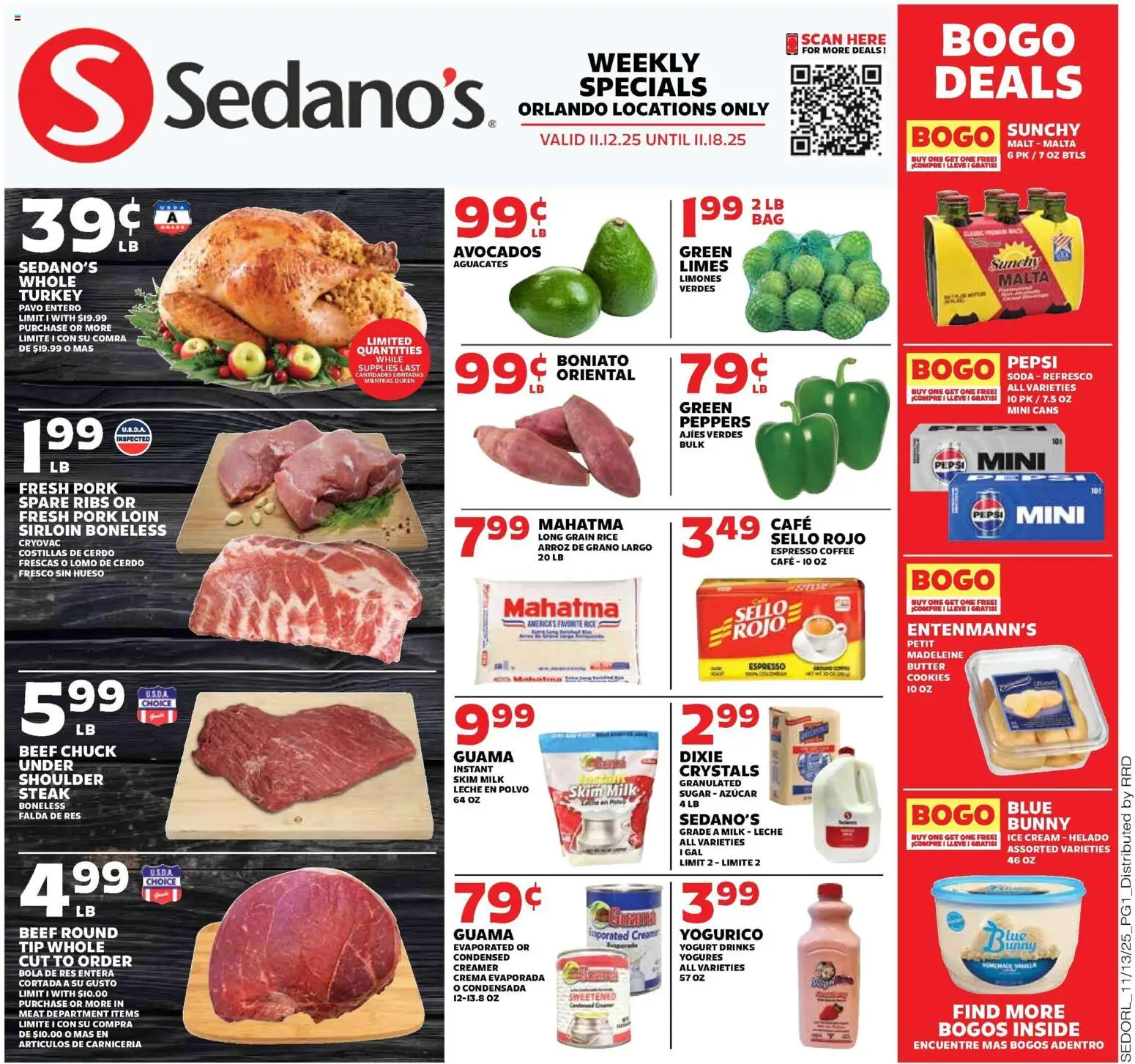Ad Preview of Sedano's Weekly Ad from 11/12/2025