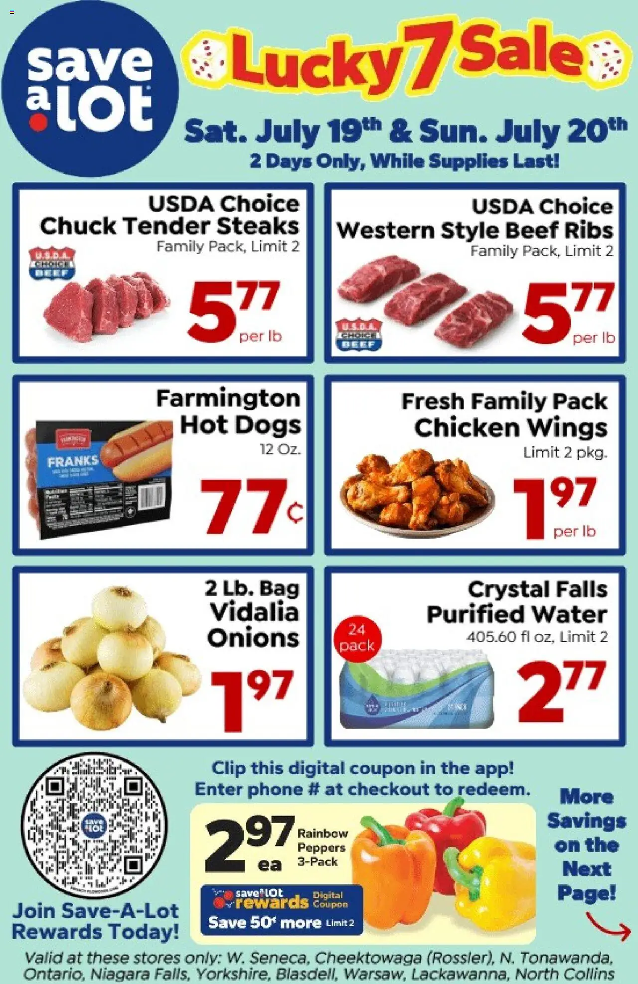 Save a Lot Ad from 07/14/2025 - Flyer - Page number 1