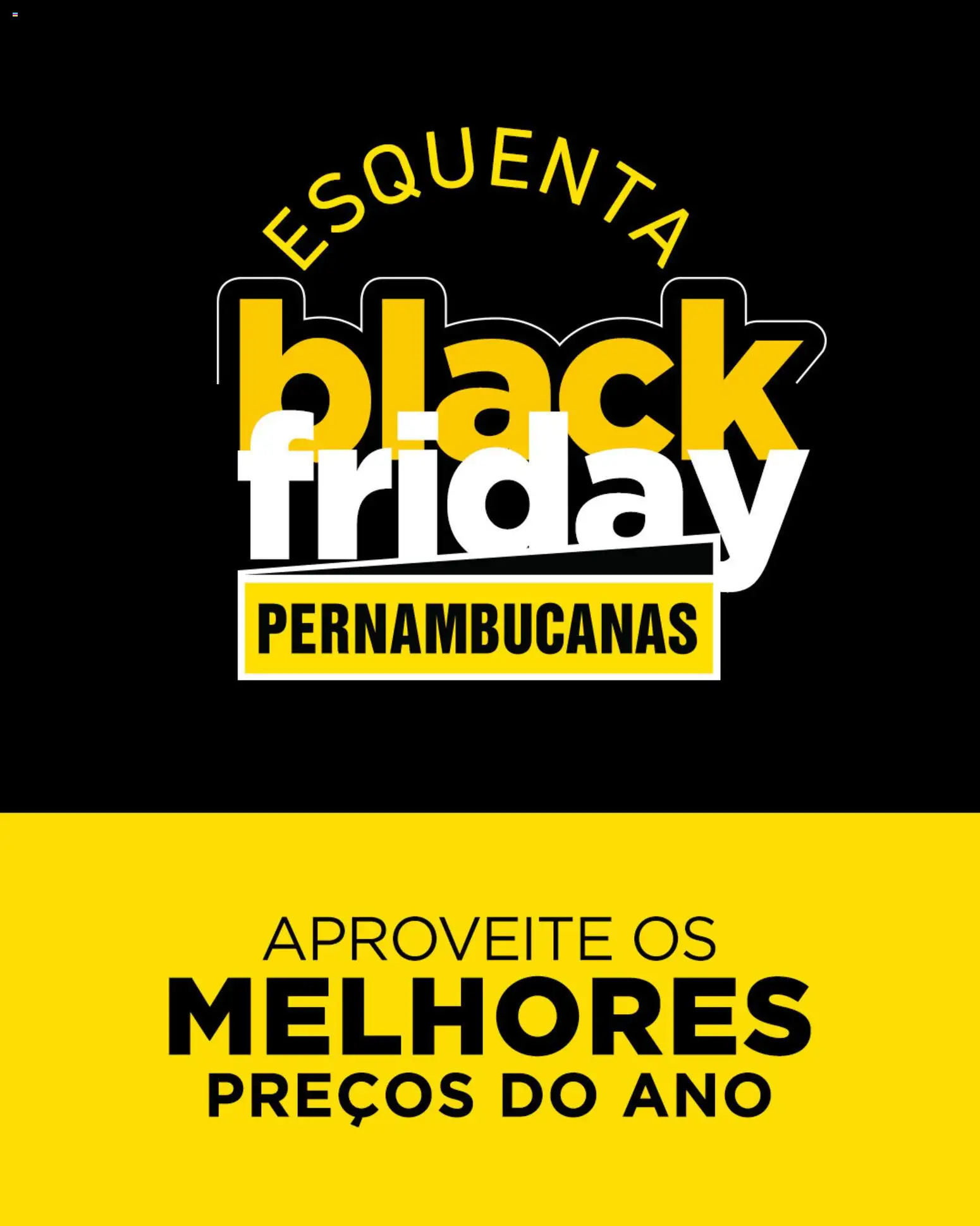Pré-Visualização do folheto "Black Friday" da loja Pernambucanas válido a partir de 05/11/2025