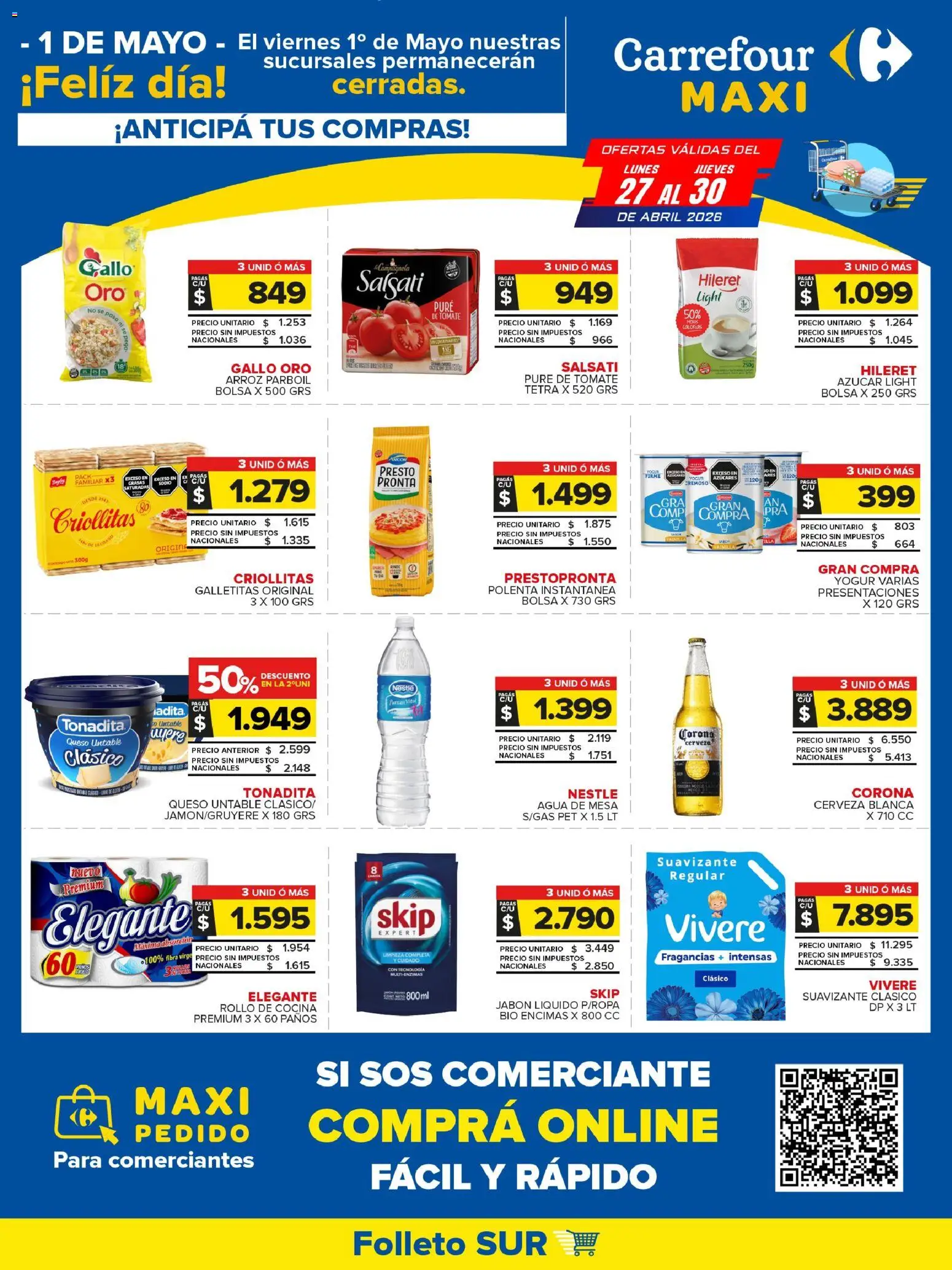 Vista previa del folleto de la tienda Carrefour Maxi válido desde el 27/04/2026 