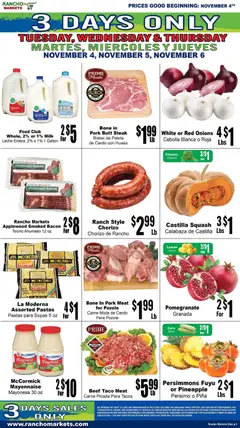 Ad Preview of Rancho Markets Weekly Ad from 11/04/2025 | Page: 5