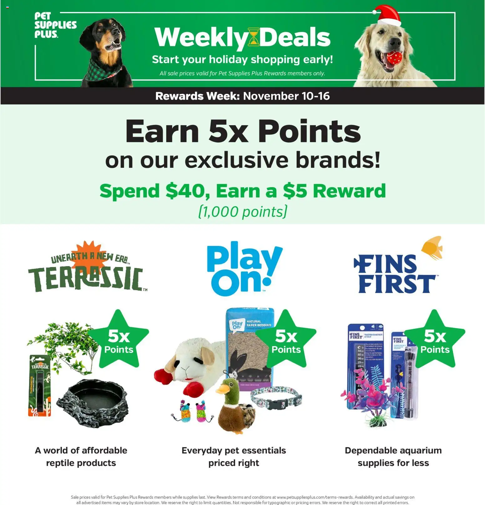 Ad Preview of Pet Supplies Plus Weekly Ad from 11/10/2025 - Thermometer, Bedding