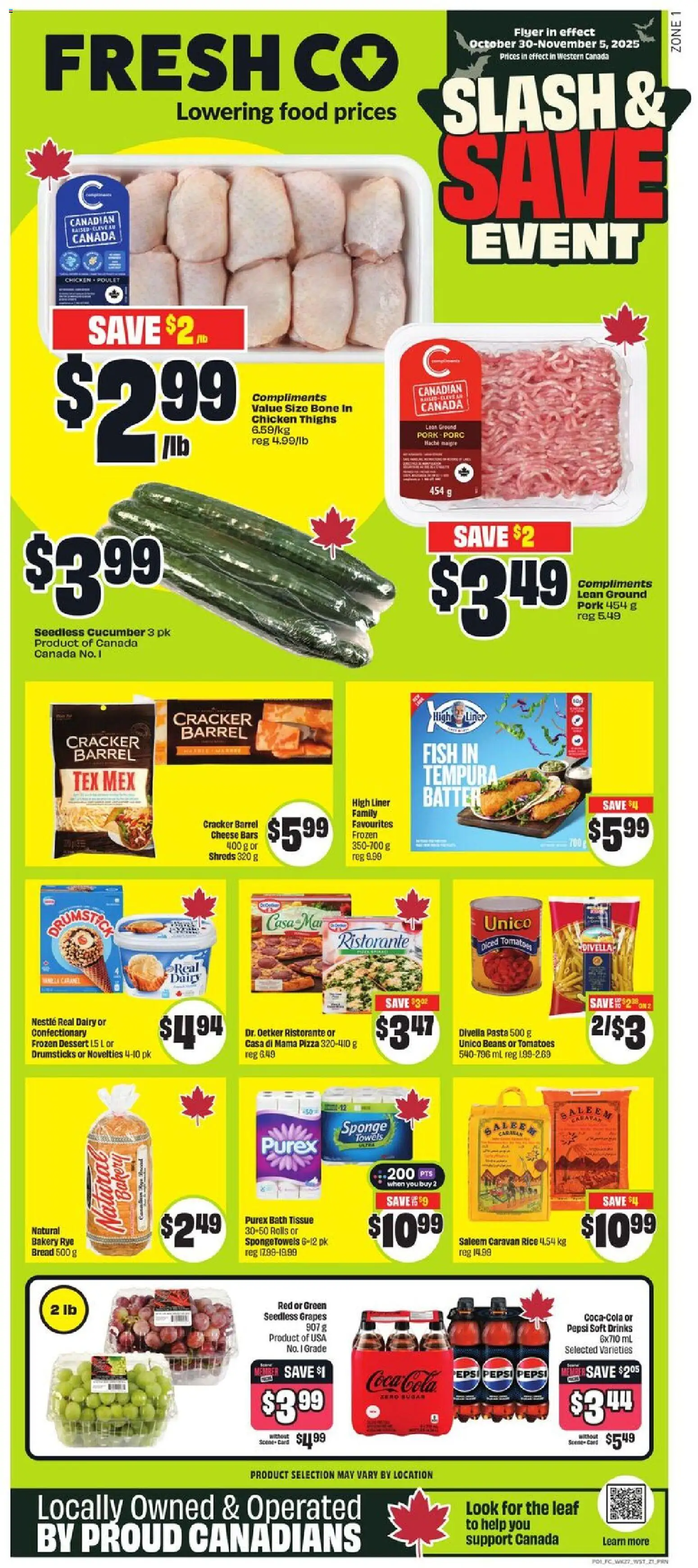 Preview of leaflet Weekly Flyer - ON from shop FreshCo is valid from Oct 30, 2025