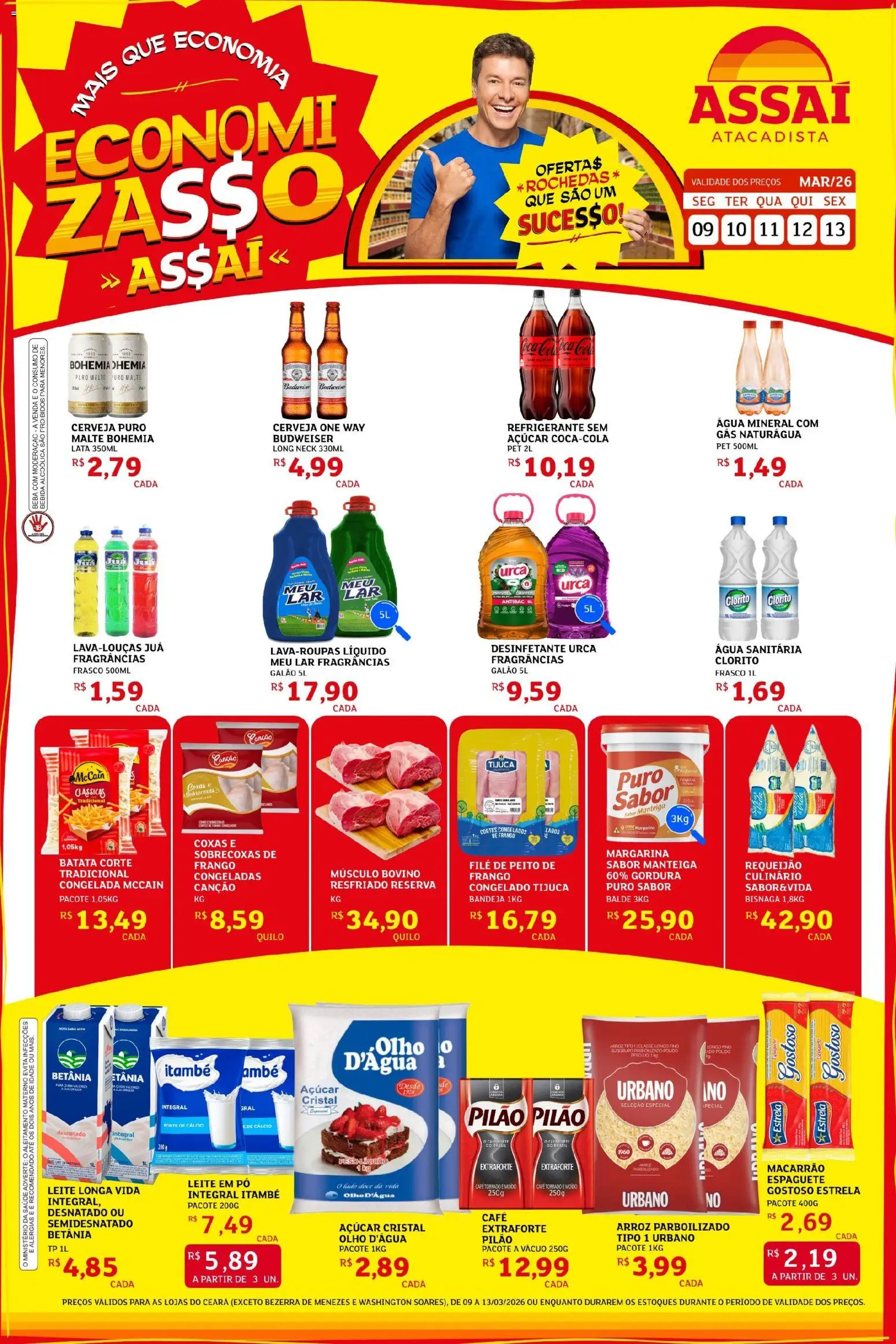 Pré-Visualização do folheto "Assaí Atacadista ofertas - CE" da loja Assaí Atacadista válido a partir de 09/03/2026
