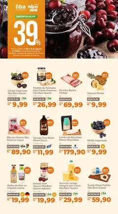 Pré-Visualização do folheto "Ofertas da semana" da loja Oba Hortifruti válido a partir de 08/08/2025