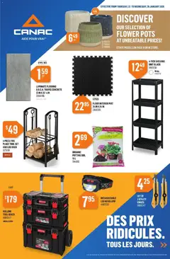 Preview of leaflet Weekly Flyer from shop Canac is valid from Jan 22, 2026