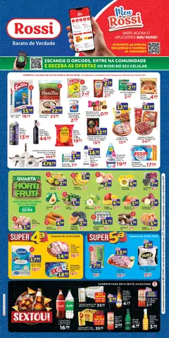 Pré-Visualização do folheto "Rossi Supermercados - Ofertas da semana" da loja Rossi Supermercados válido a partir de 22/04/2026