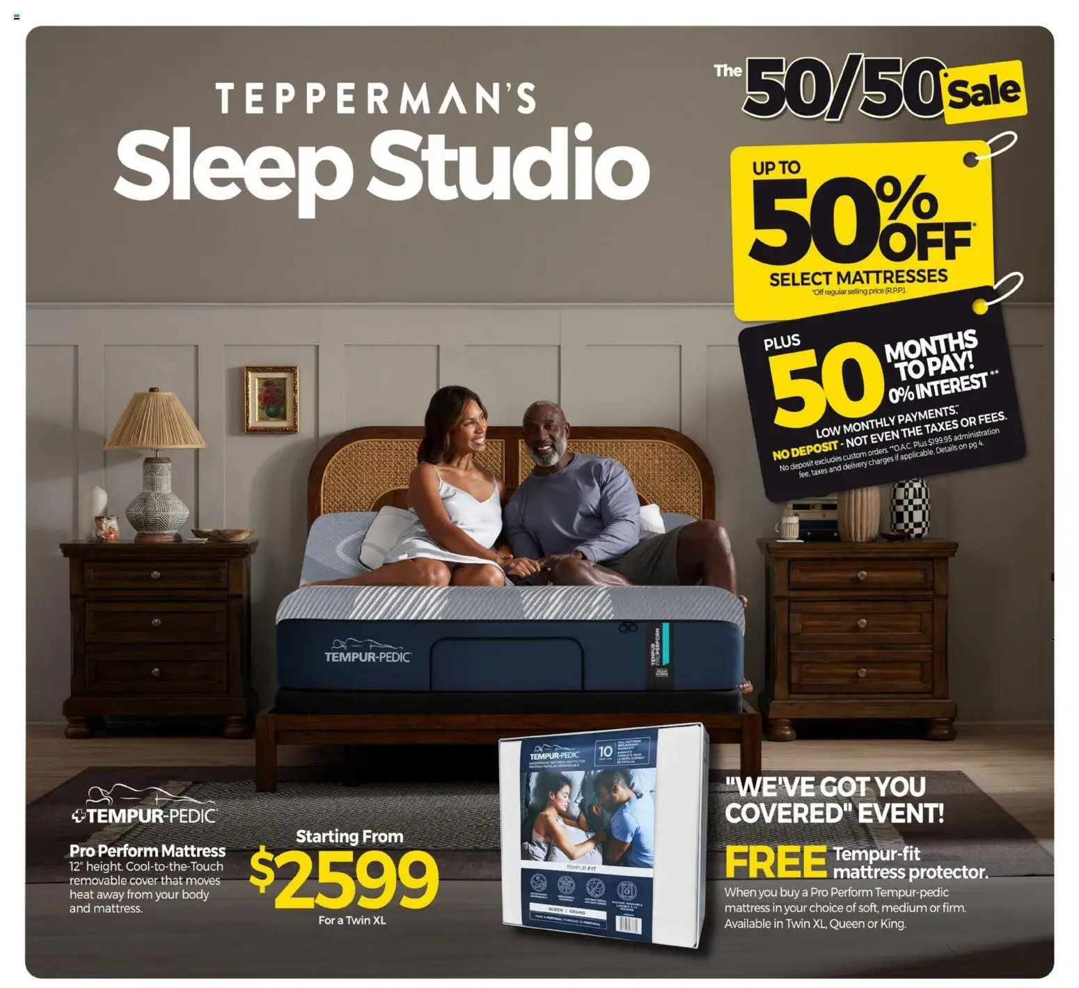 Preview of leaflet Sleep Studio from shop Tepperman's is valid from Jan 30, 2026 - Mattresses, Mattress