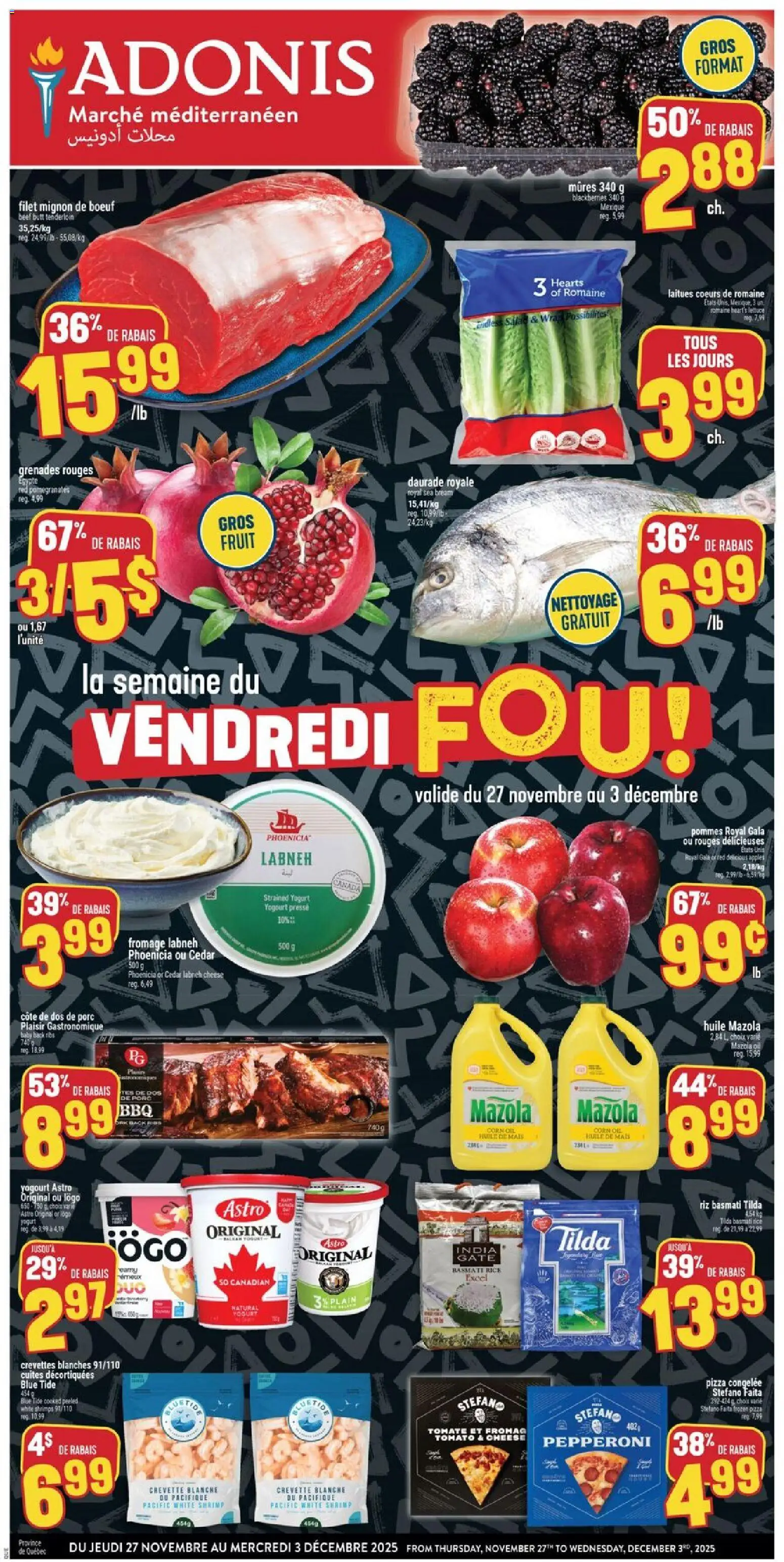 Preview of leaflet Black Friday Circulaire from shop Adonis is valid from Nov 27, 2025