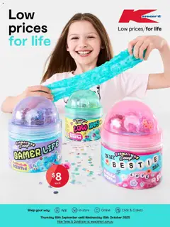 Preview of catalogue Low Prices for Life from shop Kmart valid 17/09/2025