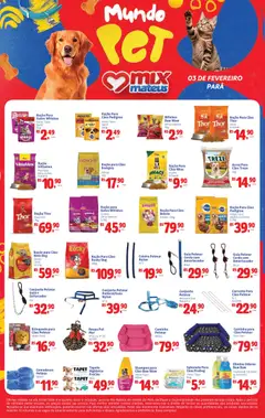 Pré-Visualização do folheto "Ofertas Mundo Pet" da loja Mateus válido a partir de 03/02/2026