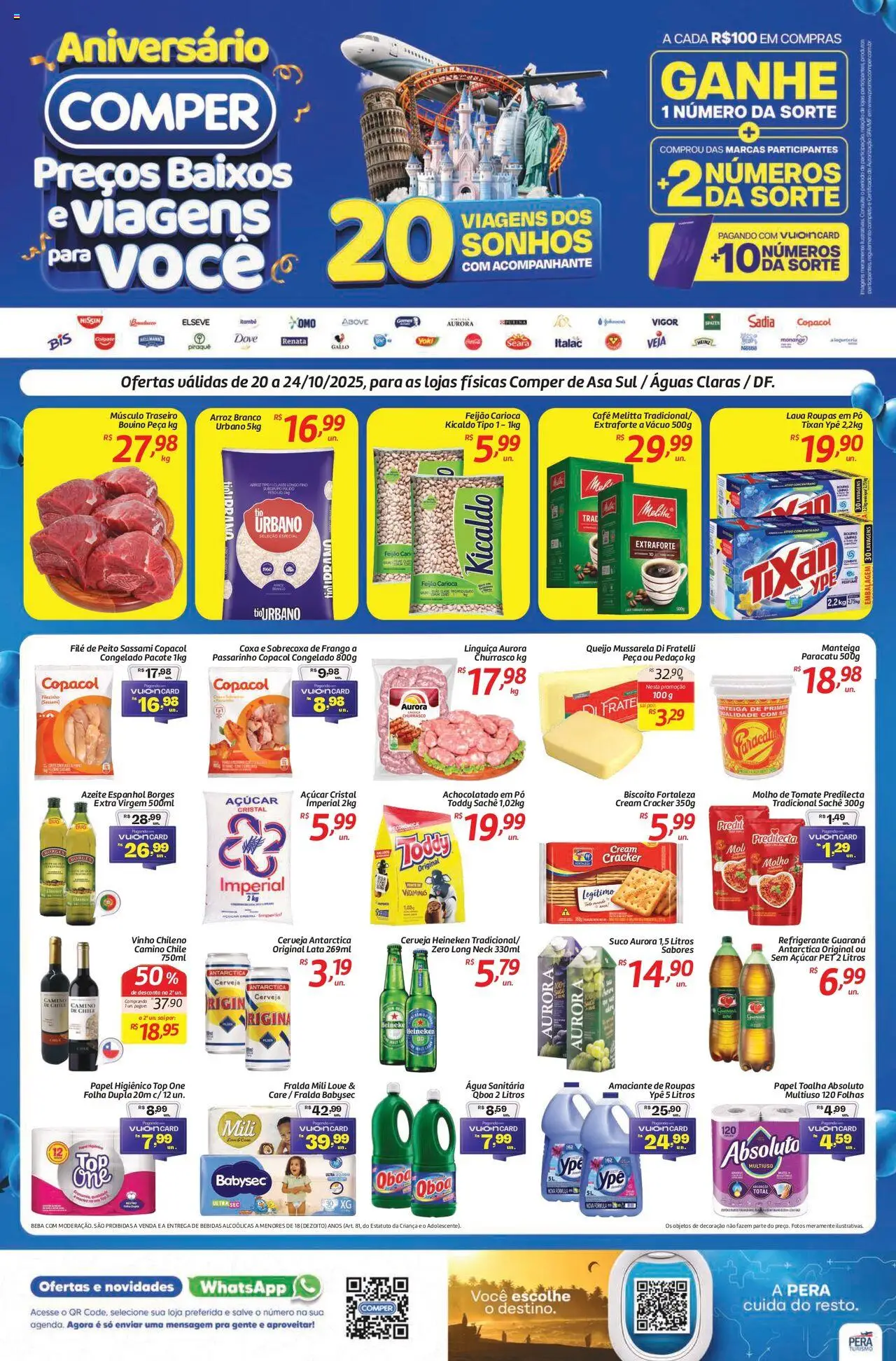 Comper folheto "Ofertas da semana" válido a partir de 20/10/2025 - número de página 1