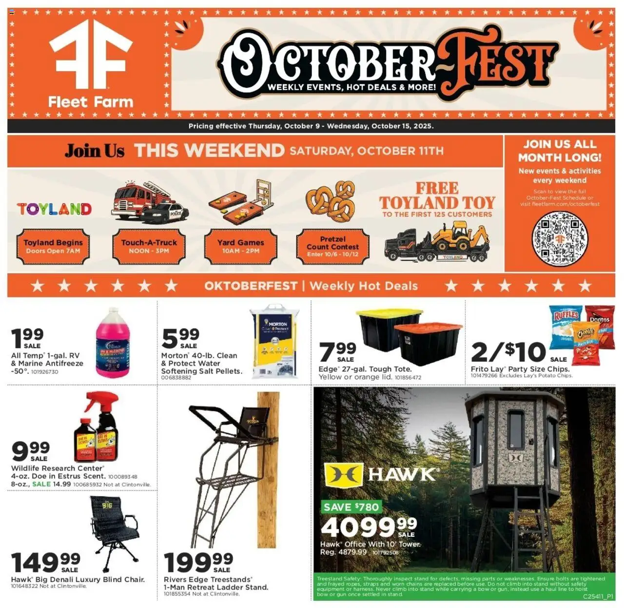 Mills Fleet Farm Weekly Ad from 10/09/2025 - Flyer - Page number 1