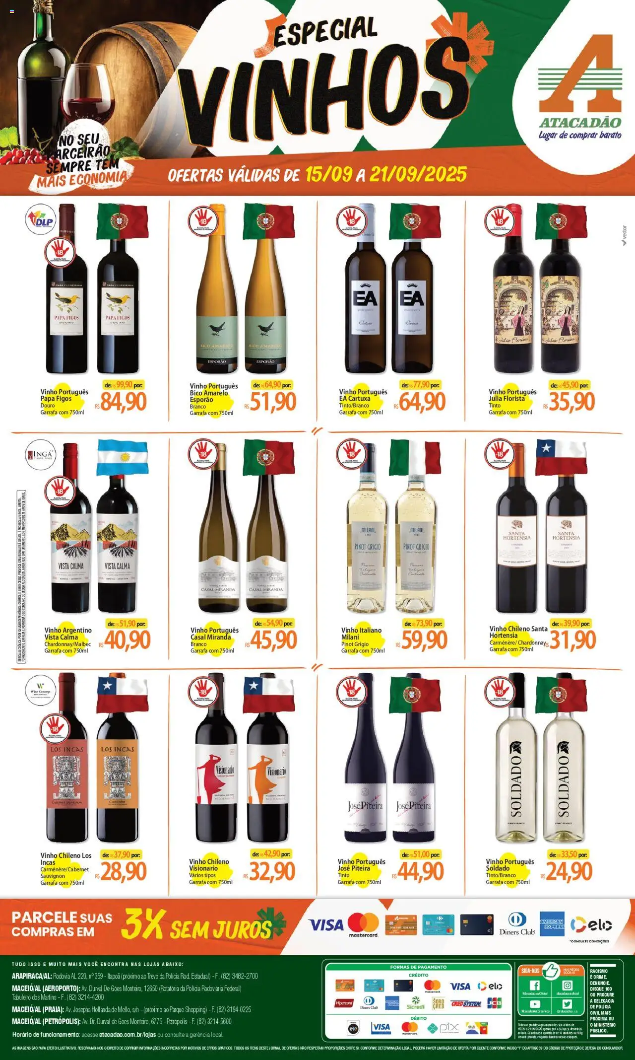 Atacadão folheto "Ofertas - AL" válido a partir de 15/09/2025 - número de página 1
