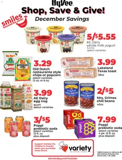 Ad Preview of HyVee Shop, Save & Give from 12/01/2025