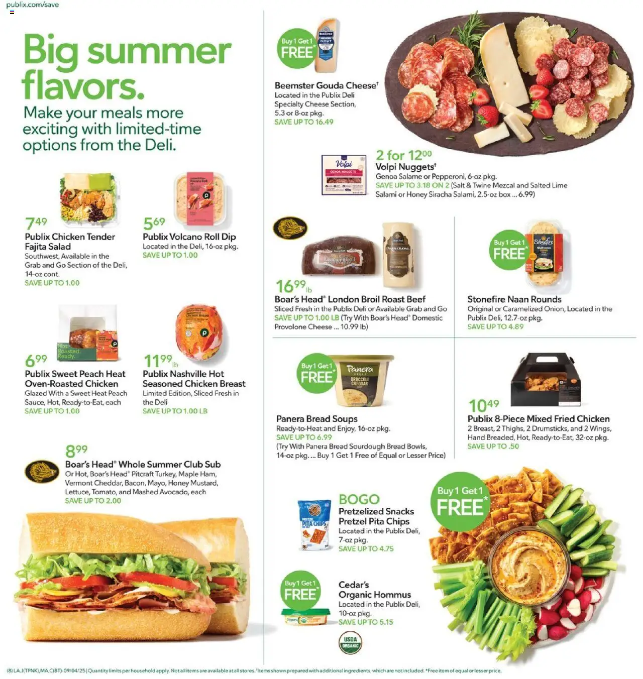 Publix Weekly ad from (09/04/2025) - Ad this week, Flyer - Page number 8