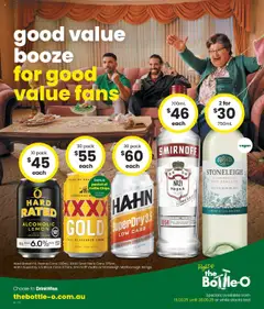 Preview of catalogue Catalogue Noonamah, Yarrawonga, Humpty Doo from shop The Bottle-O valid 15/09/2025