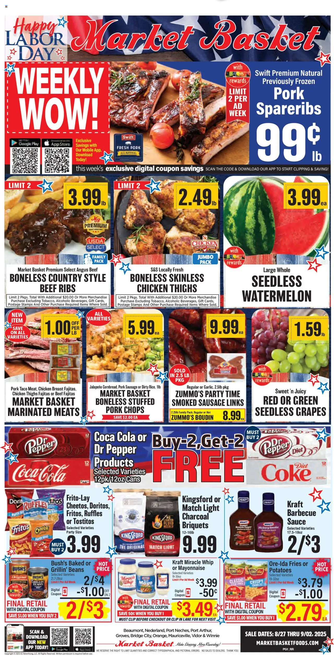 Market Basket Weekly Ad from 08/27/2025 - Flyer - Page number 1
