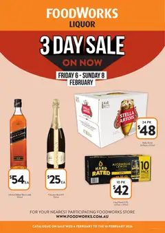 Preview of catalogue Liquor VIC from shop Foodworks valid 06/02/2026