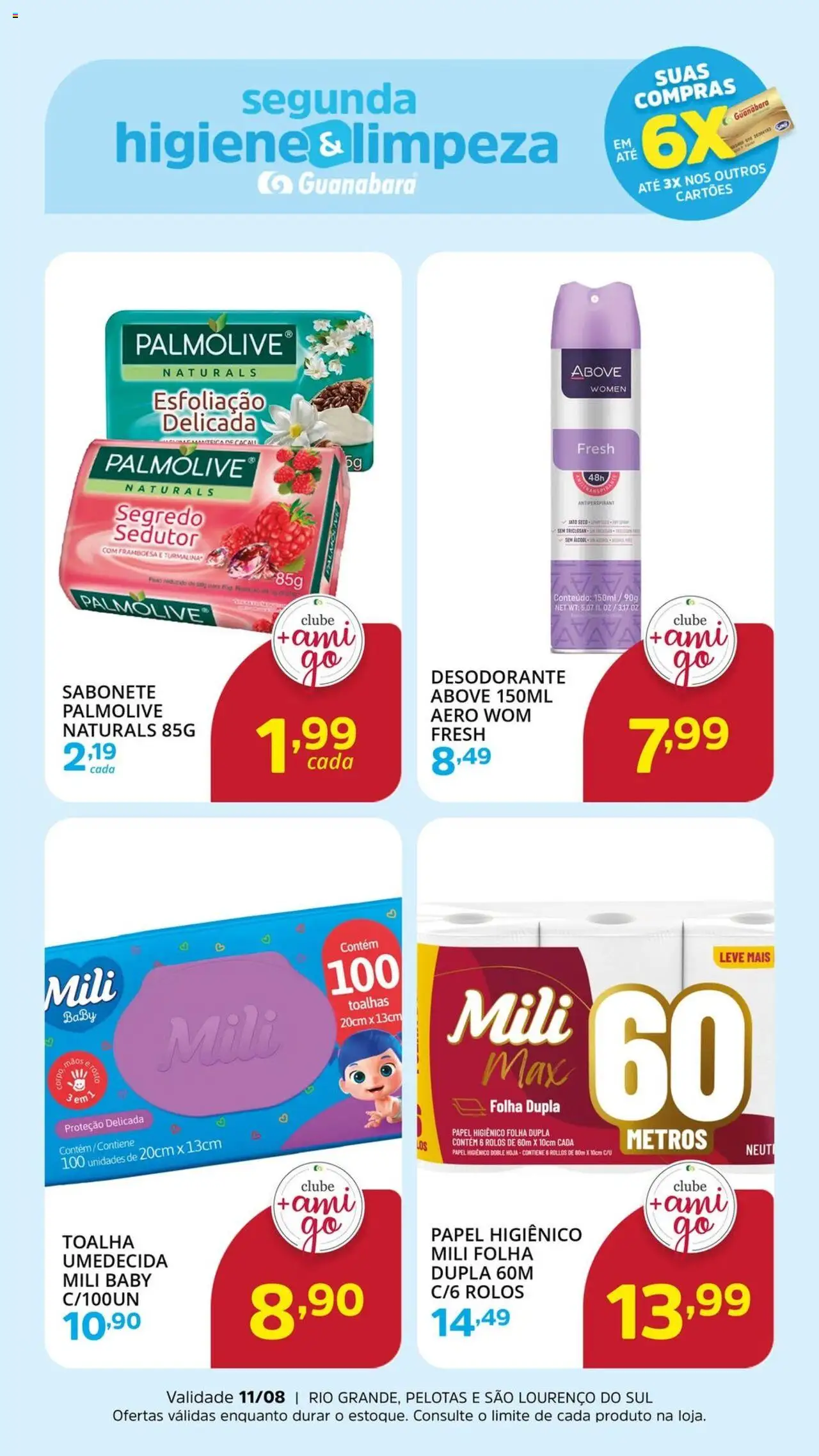 Supermercado Guanabara folheto "Ofertas da semana" válido a partir de 11/08/2025 - número de página 1