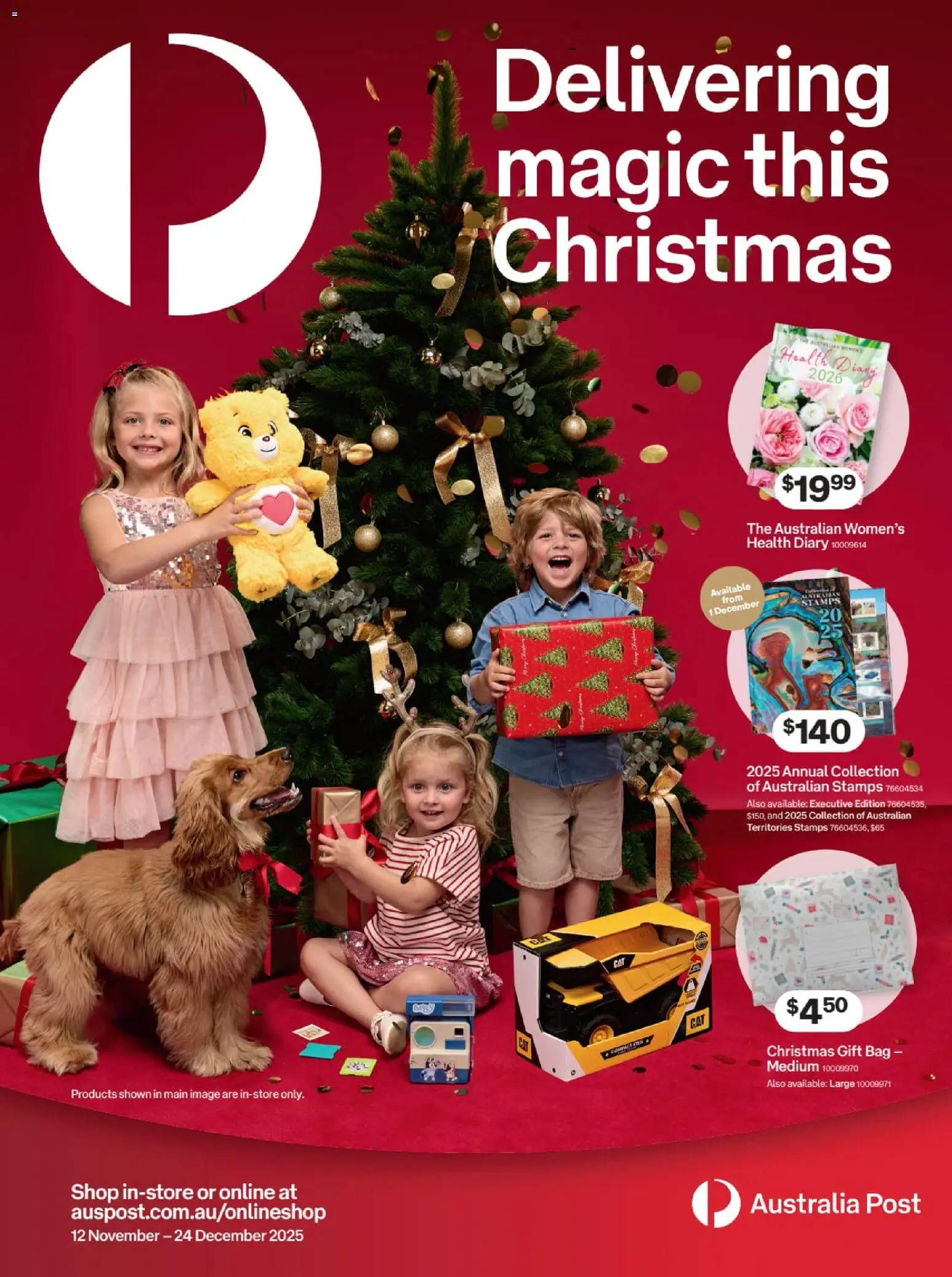 Preview of catalogue Delivering Magic This Christmas from shop Australia Post valid 12/11/2025