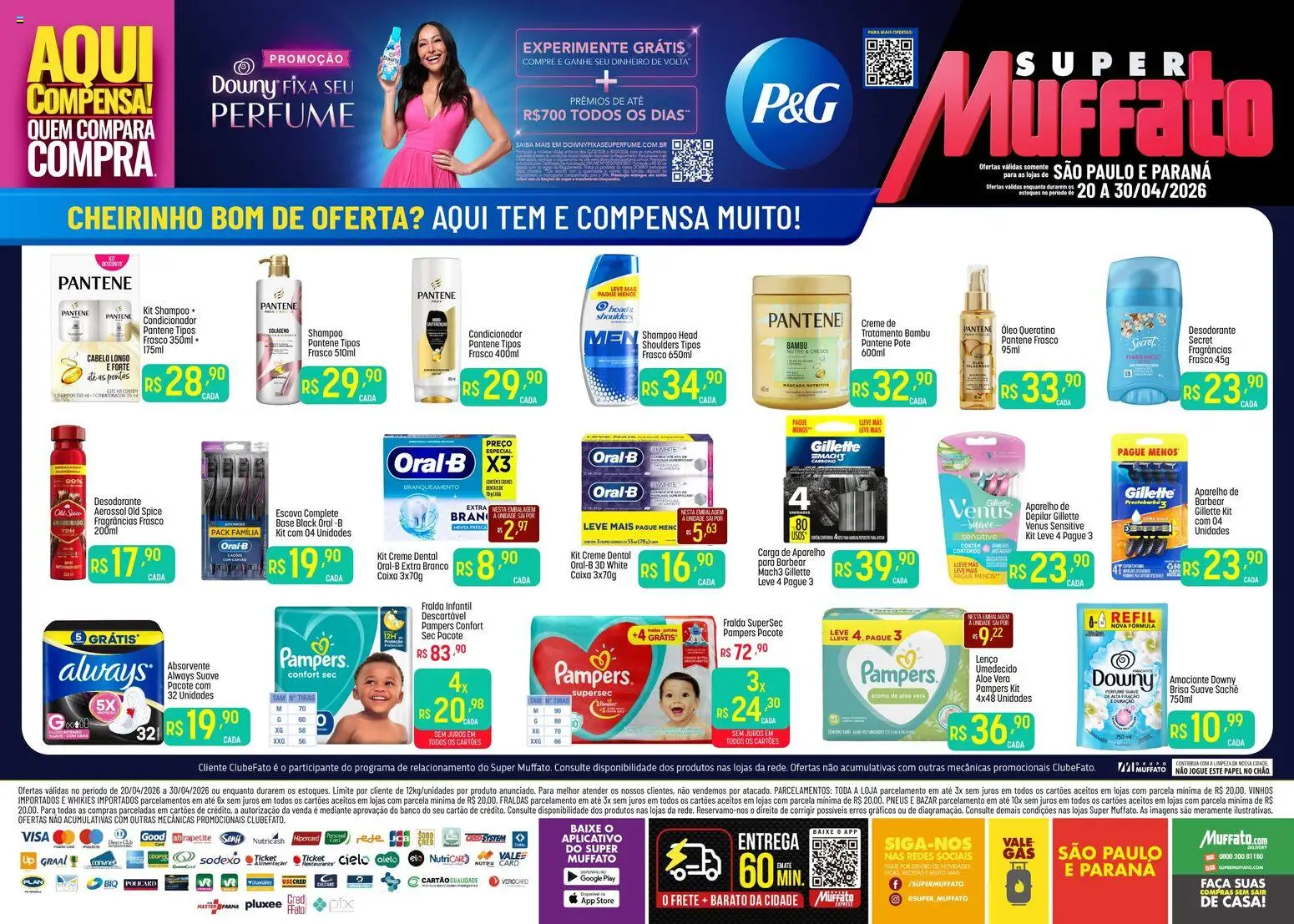 Pré-Visualização do folheto "Super Muffato ofertas P&G" da loja Super Muffato válido a partir de 20/04/2026