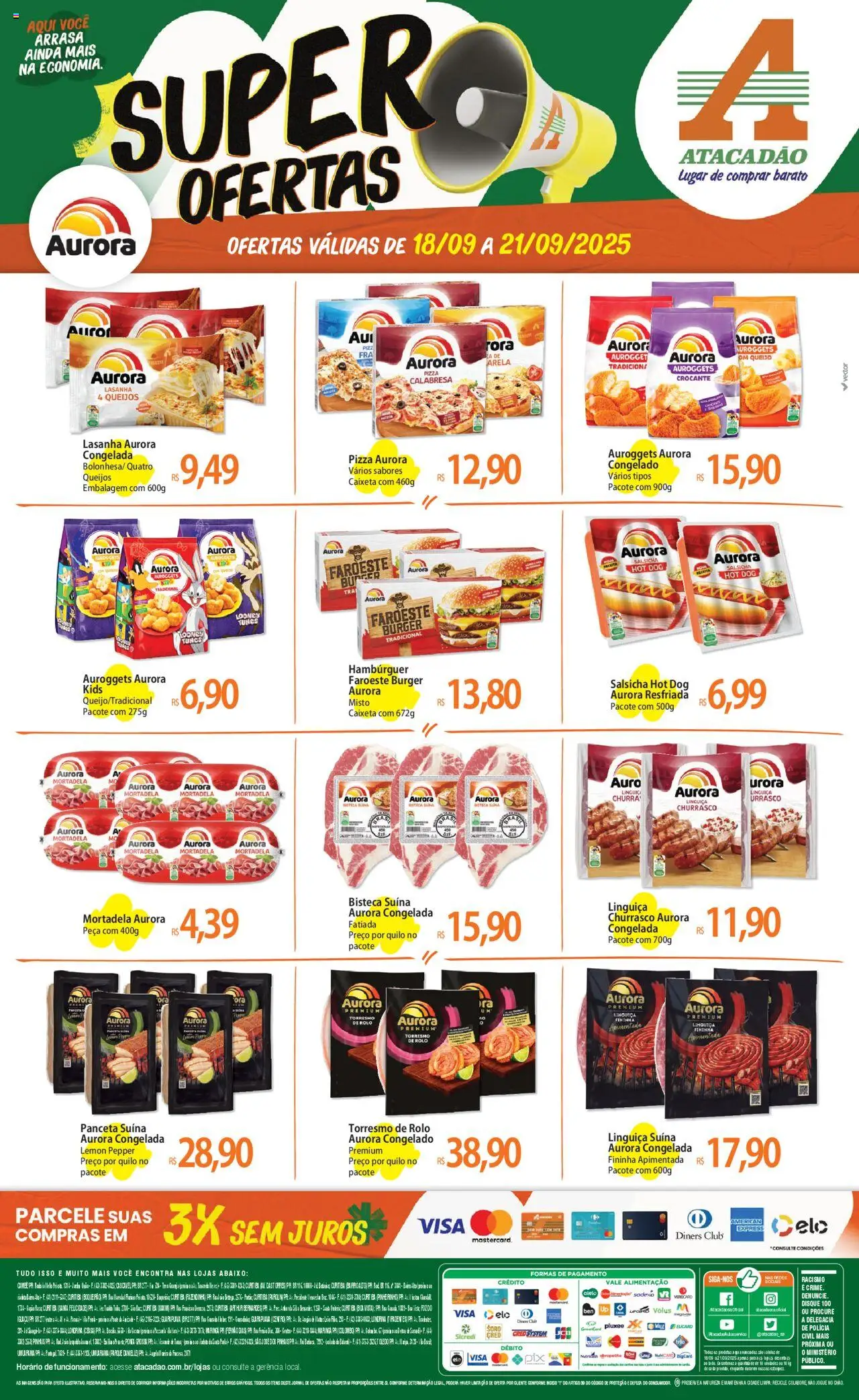 Atacadão folheto "Ofertas - PR" válido a partir de 18/09/2025 - número de página 1