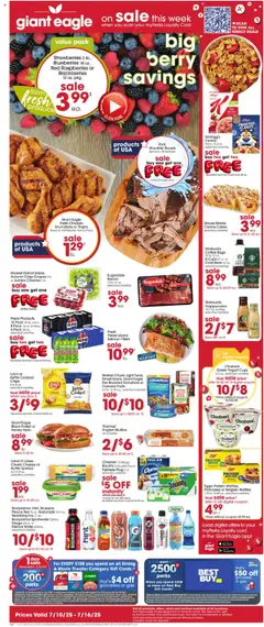 Ad Preview of Giant Eagle Weekly Ad from 07/10/2025