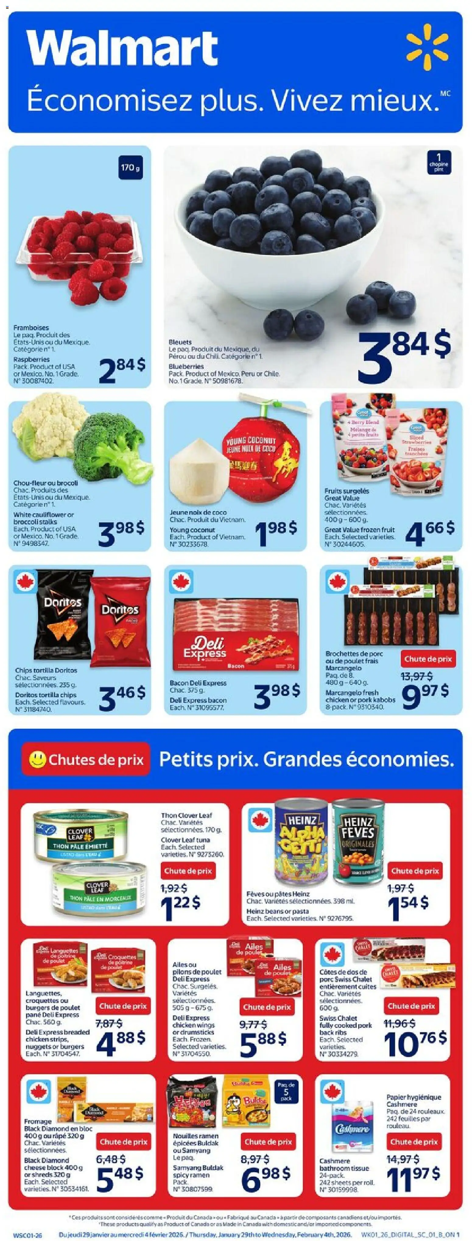 Preview of leaflet Circulaire from shop Walmart is valid from Jan 29, 2026