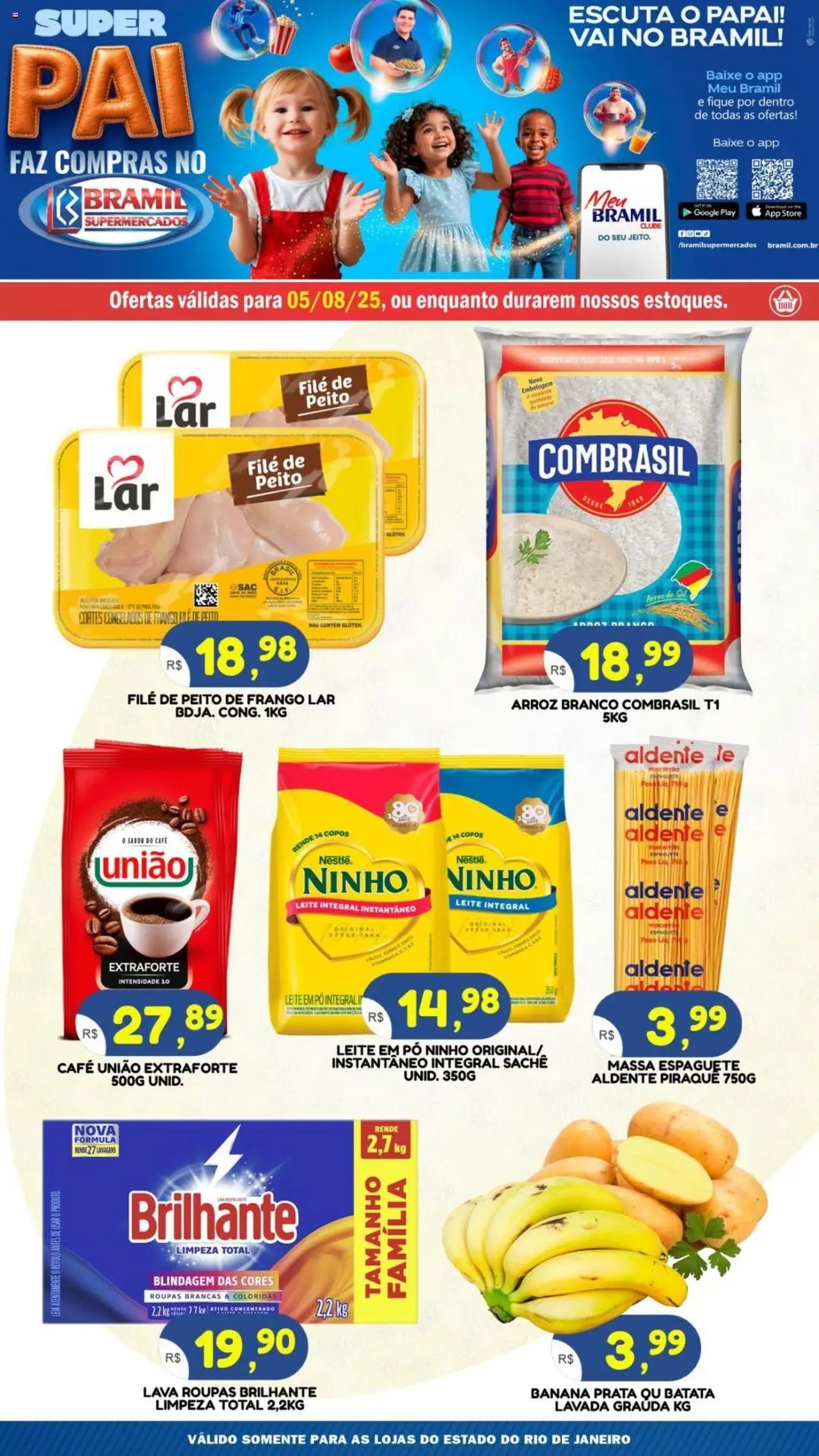 Bramil Supermercados folheto "Ofertas do Dia" válido a partir de 05/08/2025 - número de página 1