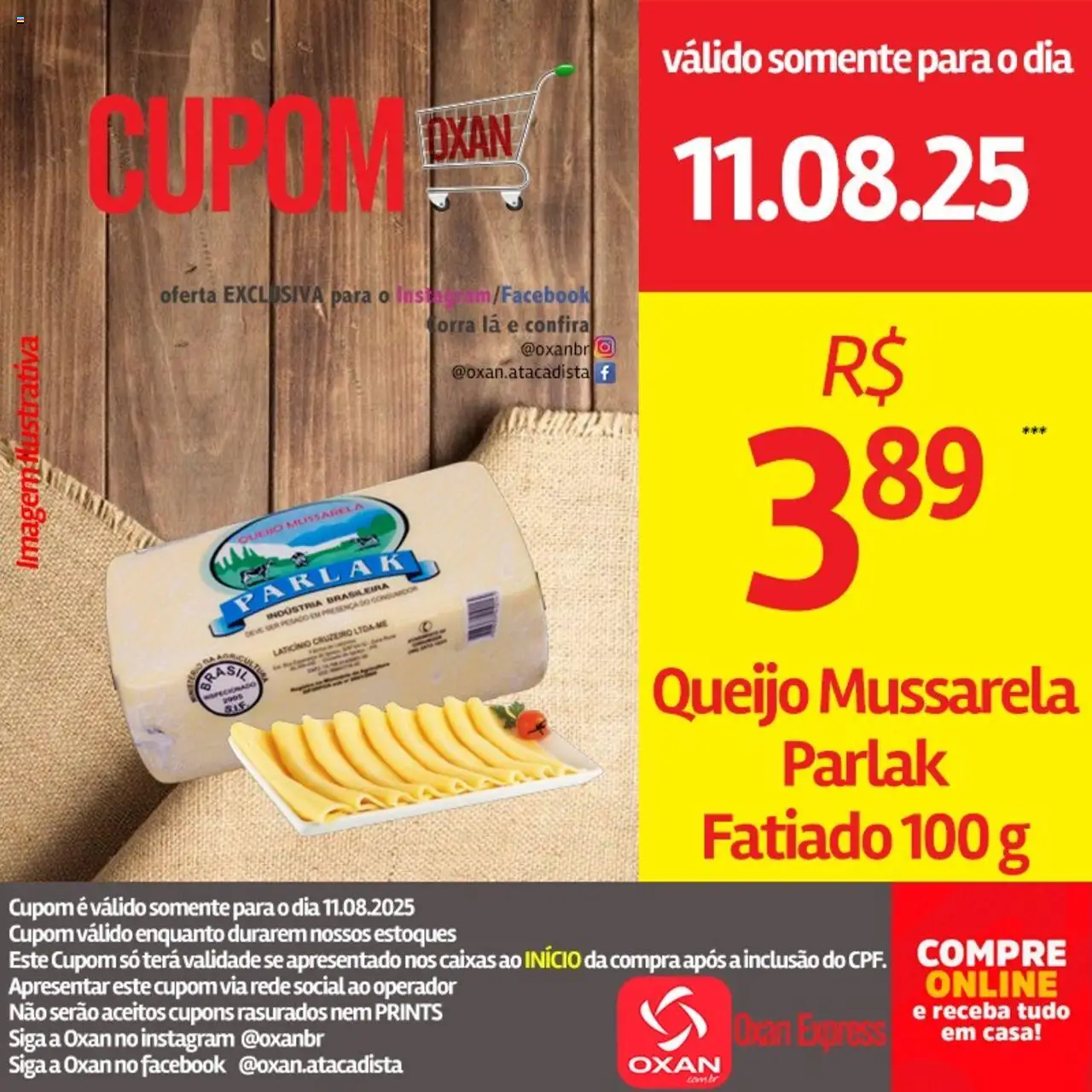 Oxan Atacadista folheto "Ofertas da semana" válido a partir de 11/08/2025 - número de página 1