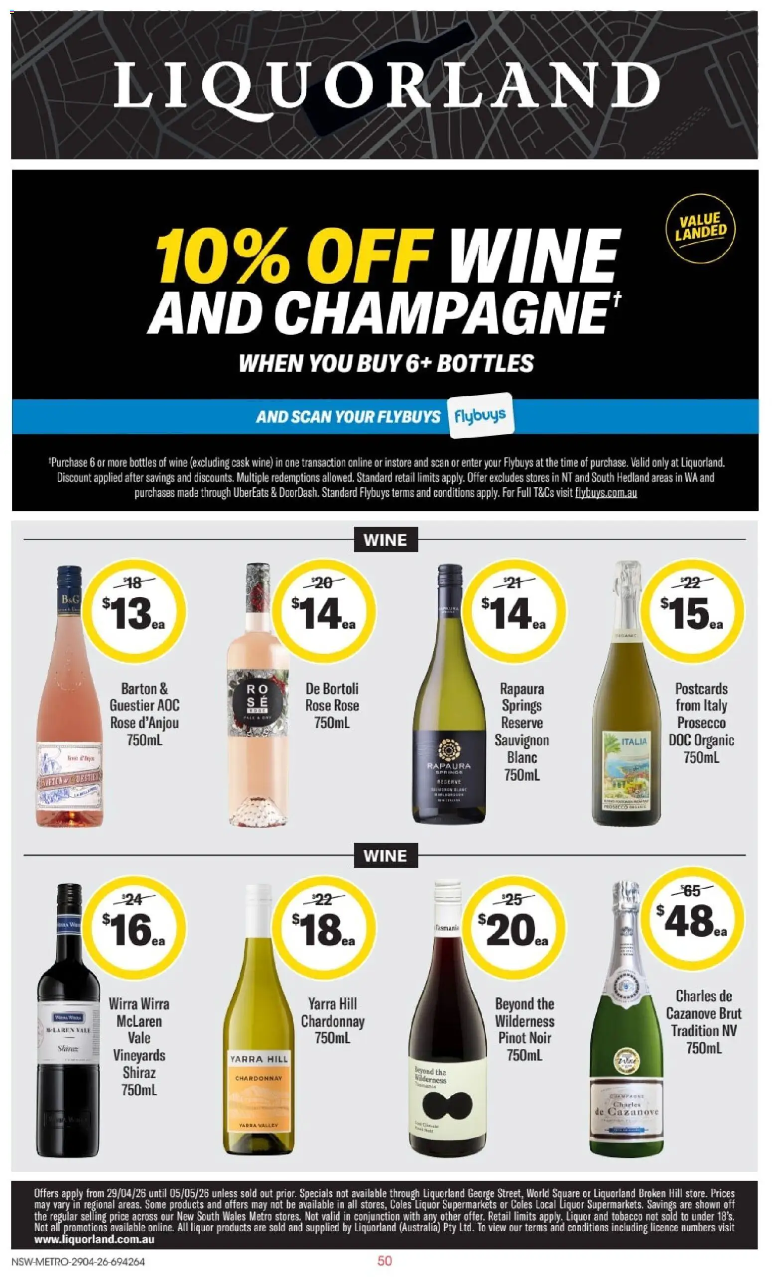 Preview of catalogue Liquorland catalogue NSW from shop Liquorland valid 29/04/2026