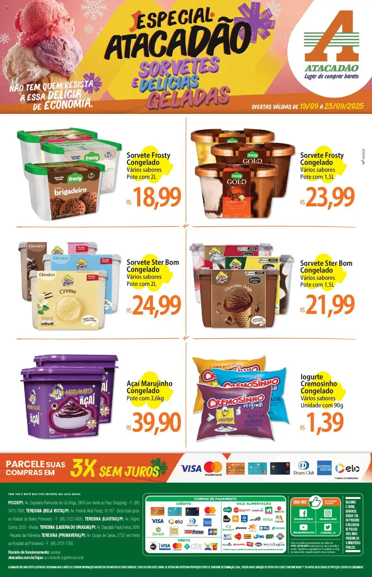 Atacadão folheto "Ofertas - PI" válido a partir de 19/09/2025 - número de página 1