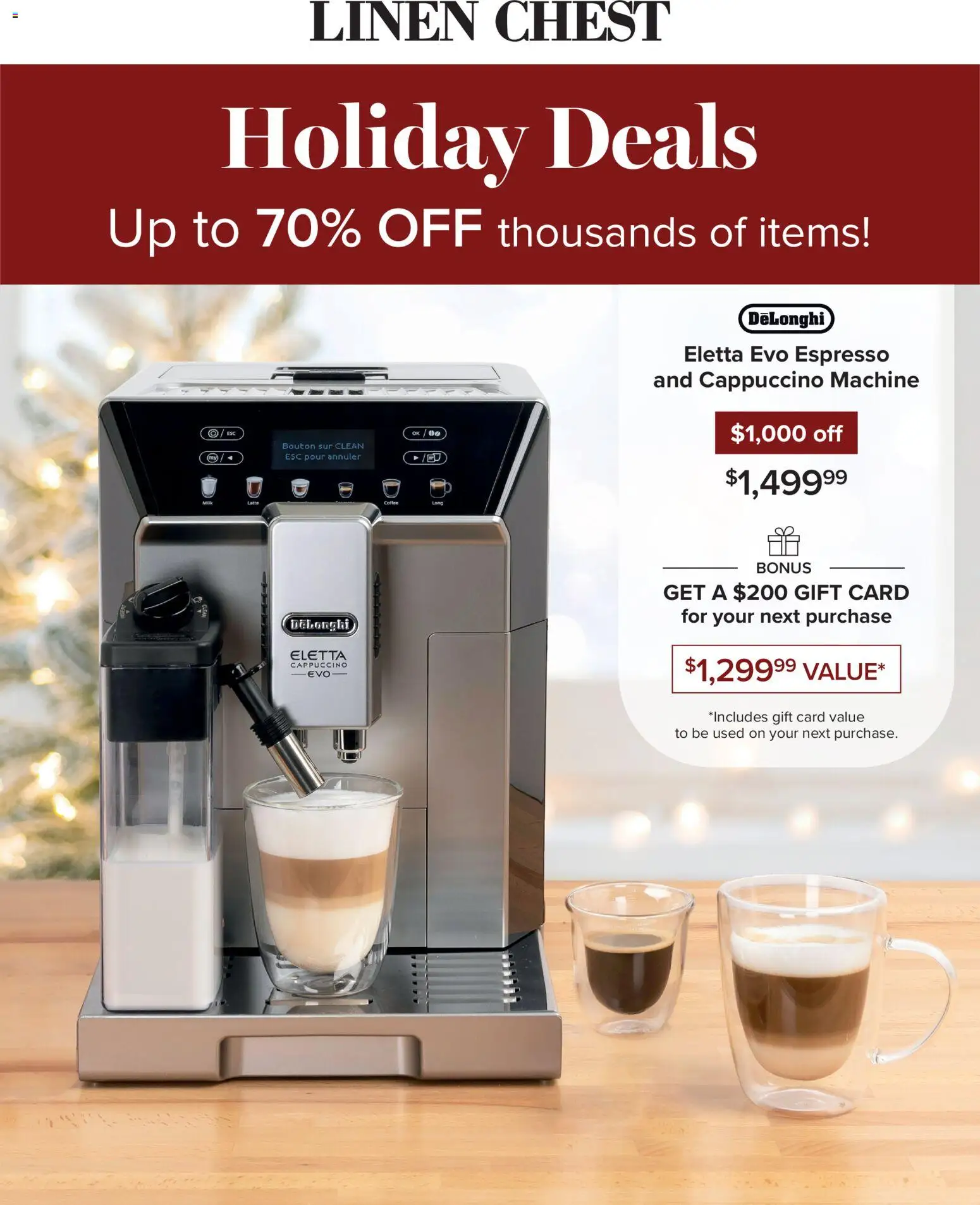 Preview of leaflet Weekly Flyer from shop Linen Chest is valid from Dec 04, 2025