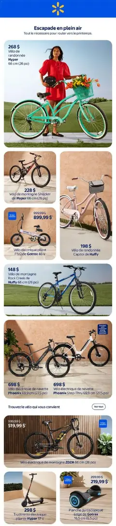 Preview of leaflet Walmart circulaire - Escapade en plein air from shop Walmart is valid from Apr 02, 2026