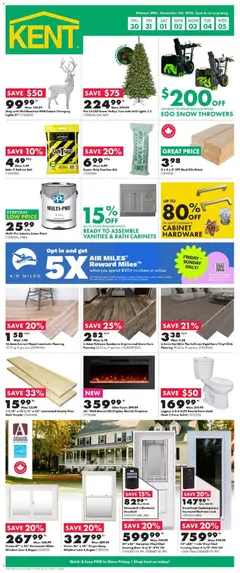 Un aperçu du dépliant Weekly Flyer - NS du magasin Kent est valide à partir 30 oct. 2025