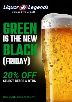 Preview of catalogue Black Friday from shop Liquor Legends valid 21/11/2025