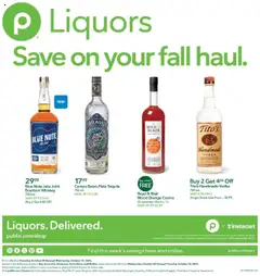 Ad Preview of Publix Liquor from 10/09/2025