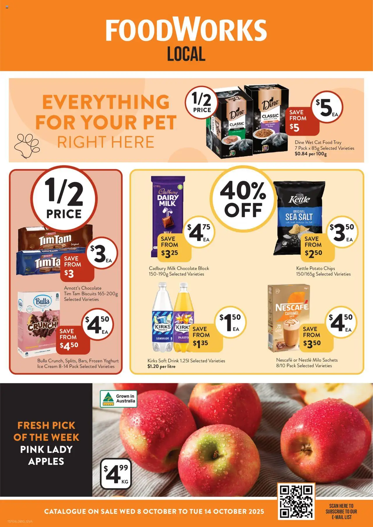 Foodworks catalogue valid from 08/10/2025 - page 1