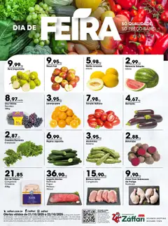Pré-Visualização do folheto "Ofertas Dia de Feira - SP" da loja Zaffari válido a partir de 21/10/2025