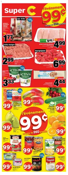 Preview of leaflet Sept-Îles from shop Super C is valid from Oct 23, 2025