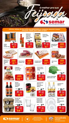 Pré-Visualização do folheto "Semar Supermercado ofertas Feijoada" da loja Semar Supermercado válido a partir de 24/03/2026