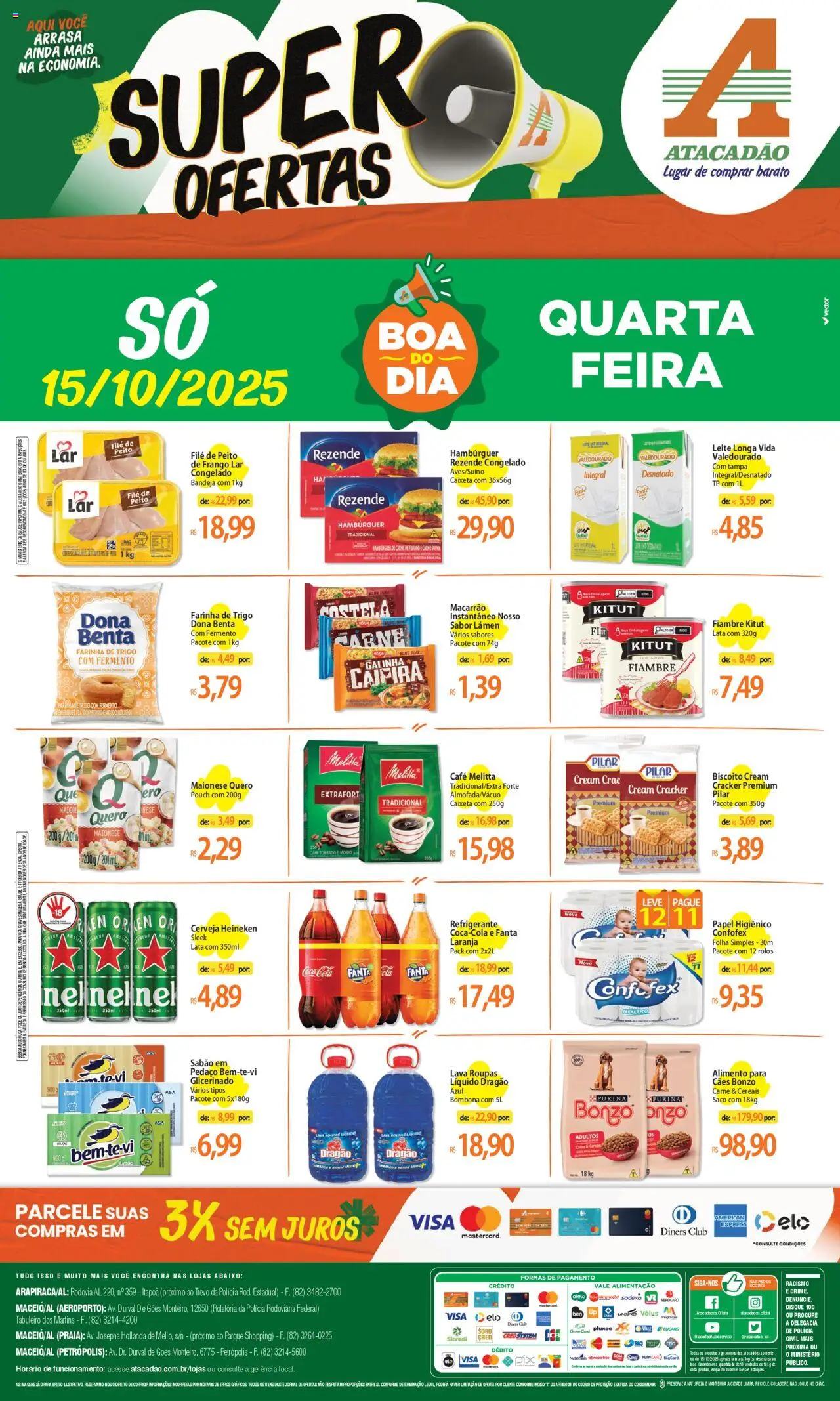 Atacadão folheto "Ofertas - AL" válido a partir de 15/10/2025 - número de página 1