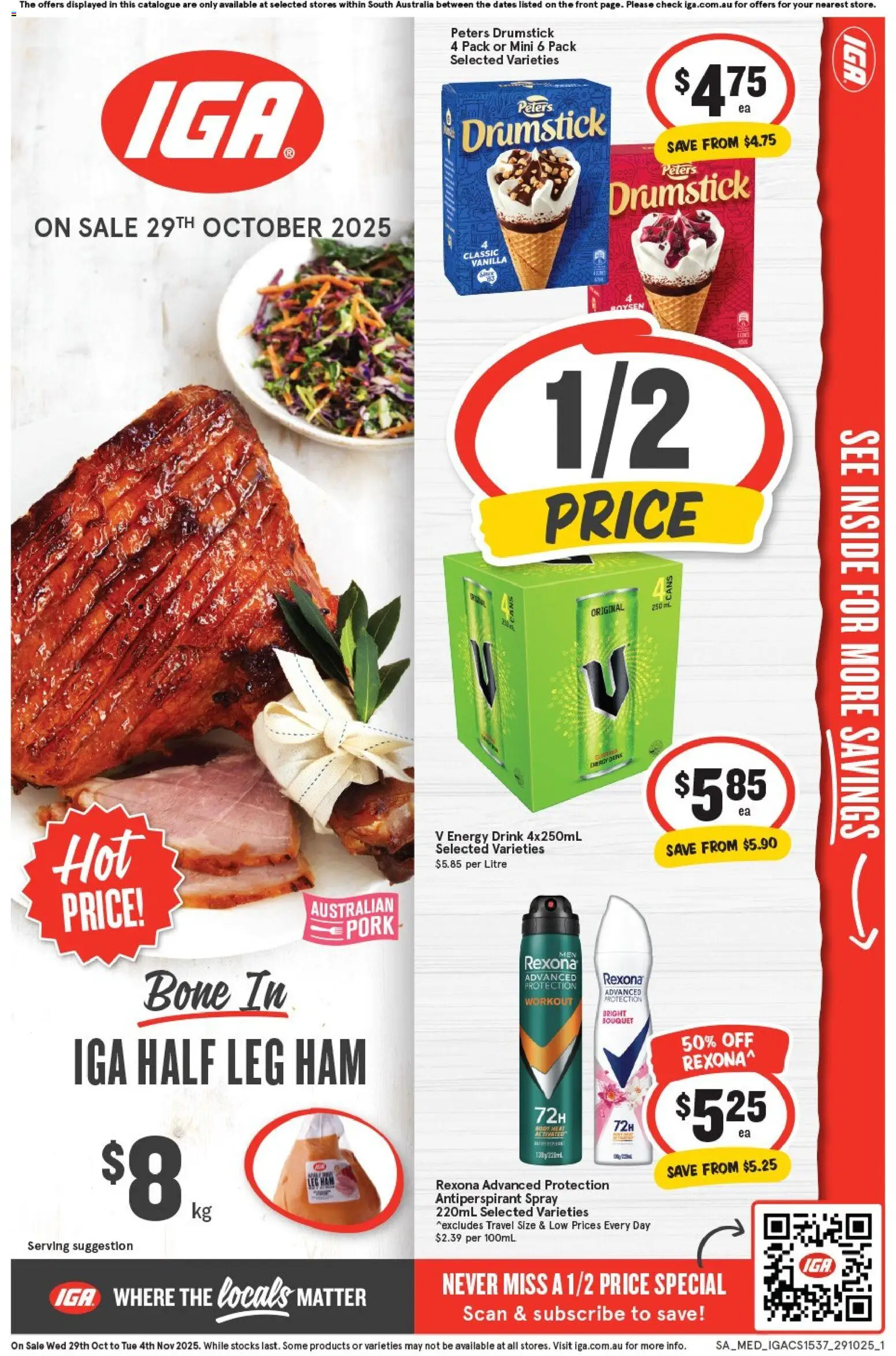 IGA catalogue valid from 29/10/2025 - page 1