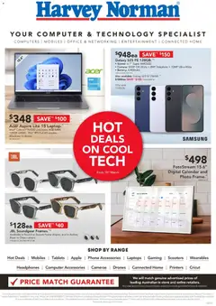 Preview of catalogue Harvey Norman Hot Deals from shop Harvey Norman valid 06/03/2026