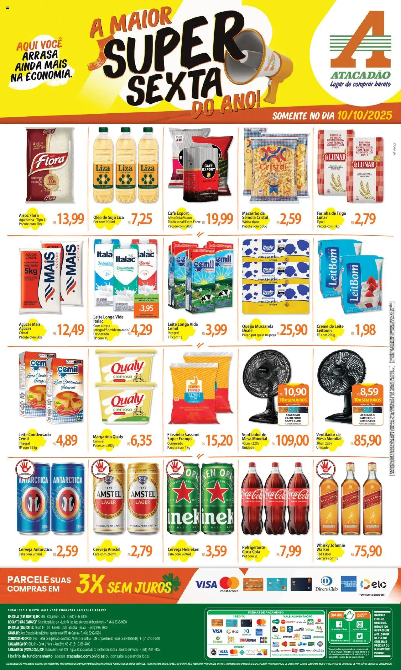 Atacadão folheto "Ofertas - DF" válido a partir de 10/10/2025 - número de página 1