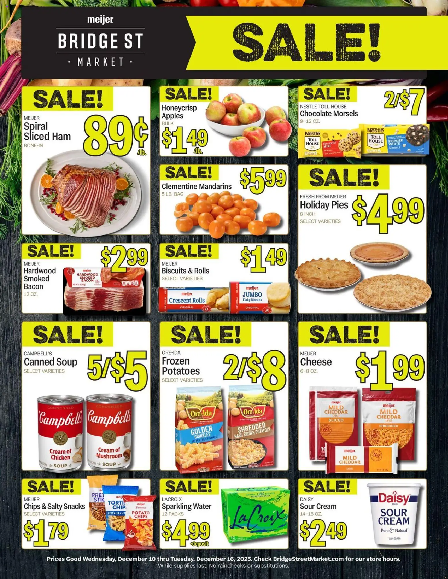 Ad Preview of Meijer Bridge Street Market from 12/10/2025